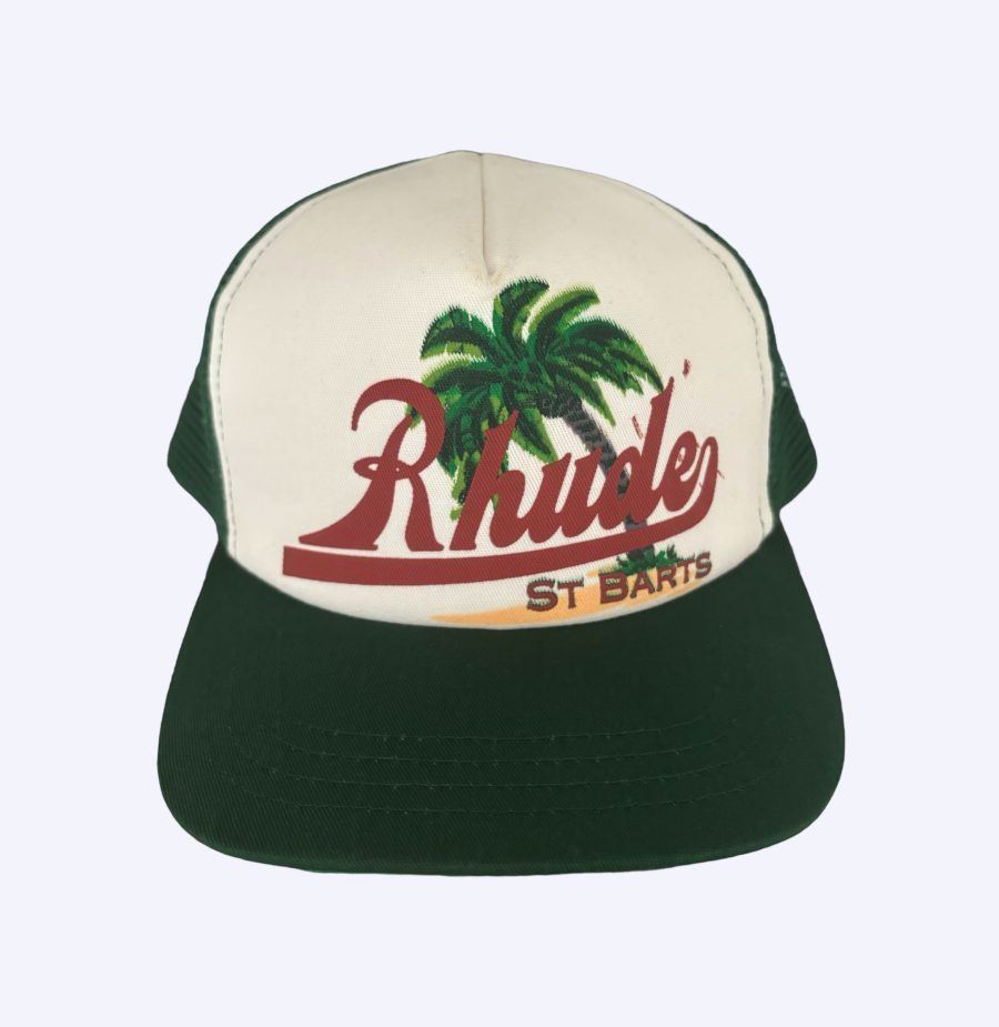 Rhude palm tree st barts hat