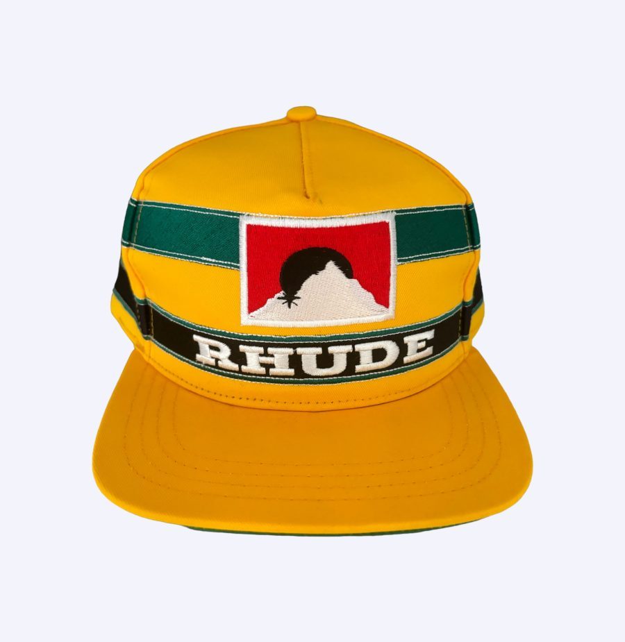 rhude yellow aryton ski mountain hat