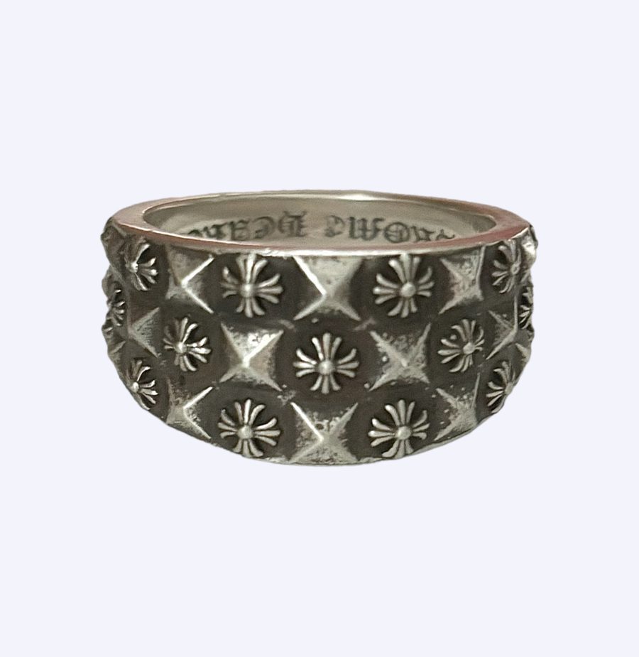Chrome Hearts Plus Studded Ring