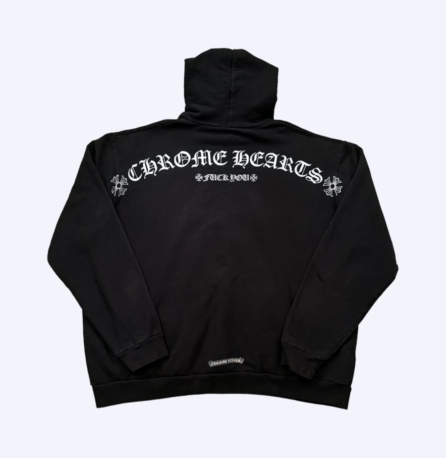 Chrome Hearts Exclusive Fuck You T-Bar Hoodie Rear