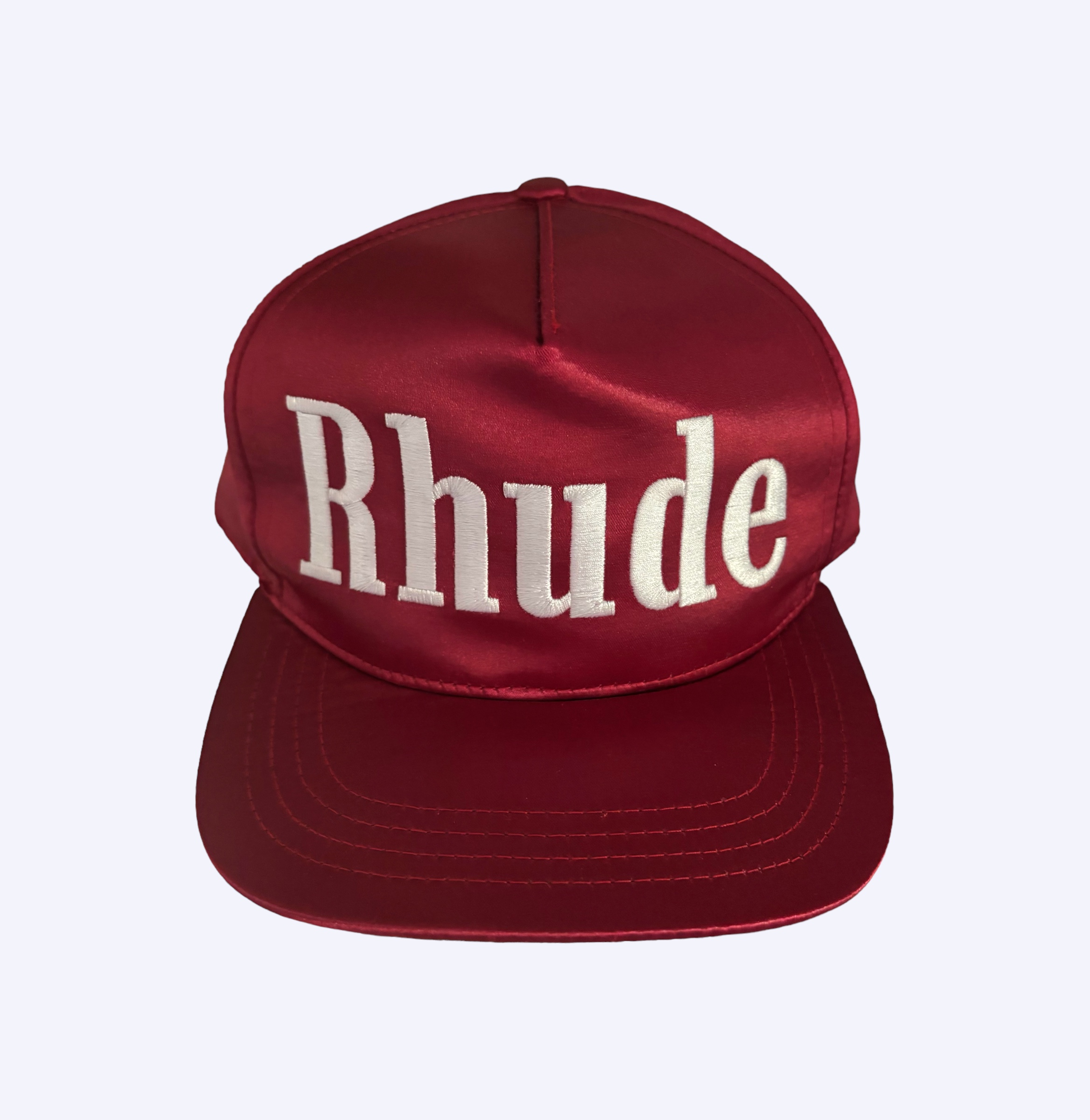 Rhude Satin Bold Logo Hat