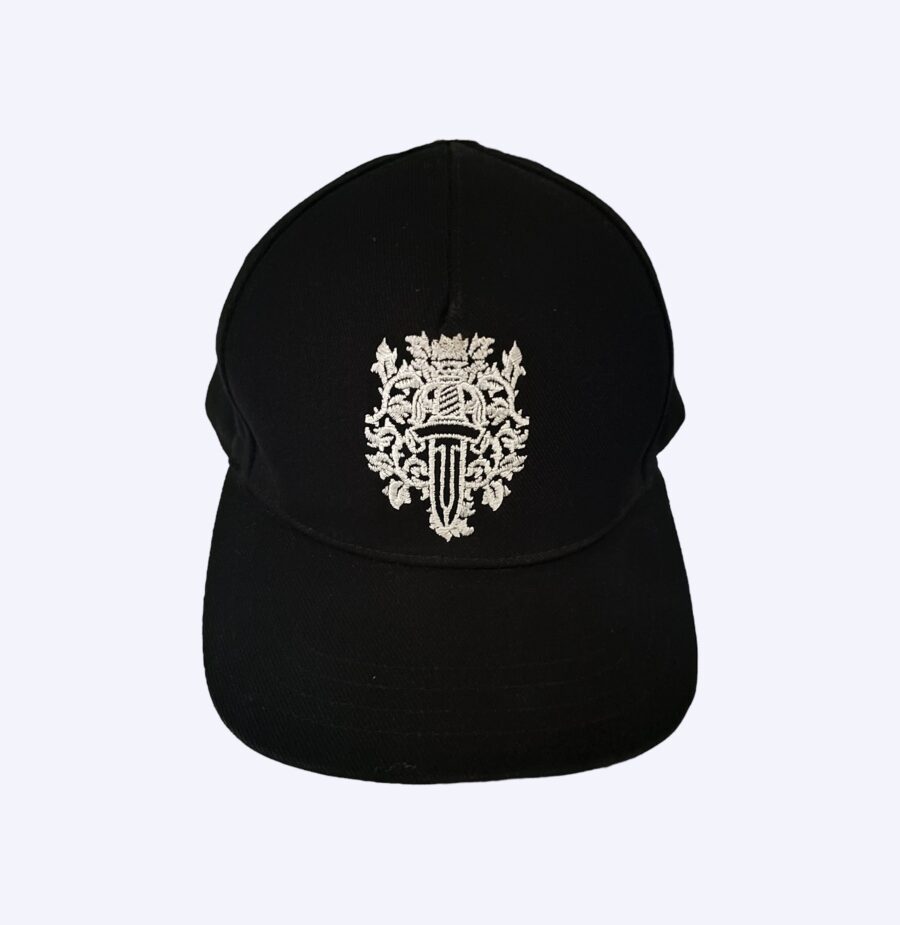 Chrome Hearts Black Denim Dagger Hat