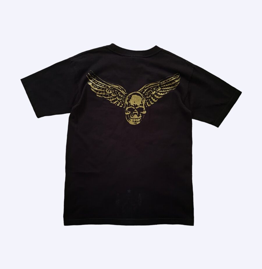 Chrome Hearts Glitter Gold Foti Logo Tee