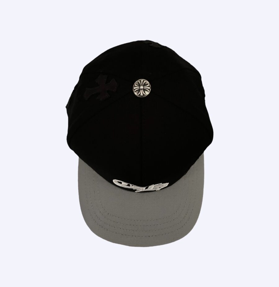 Chrome Hearts Leather Cross CH Snapback Top