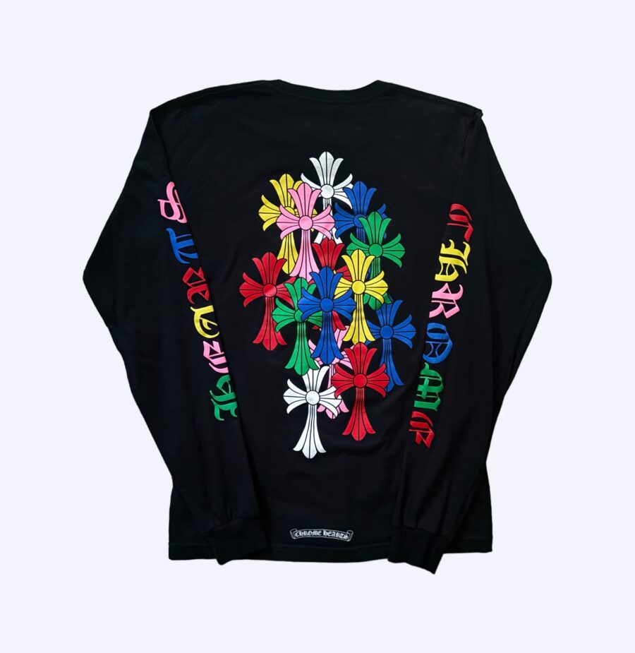 Chrome Hearts MultiColor Cemetery LS Tee Rear