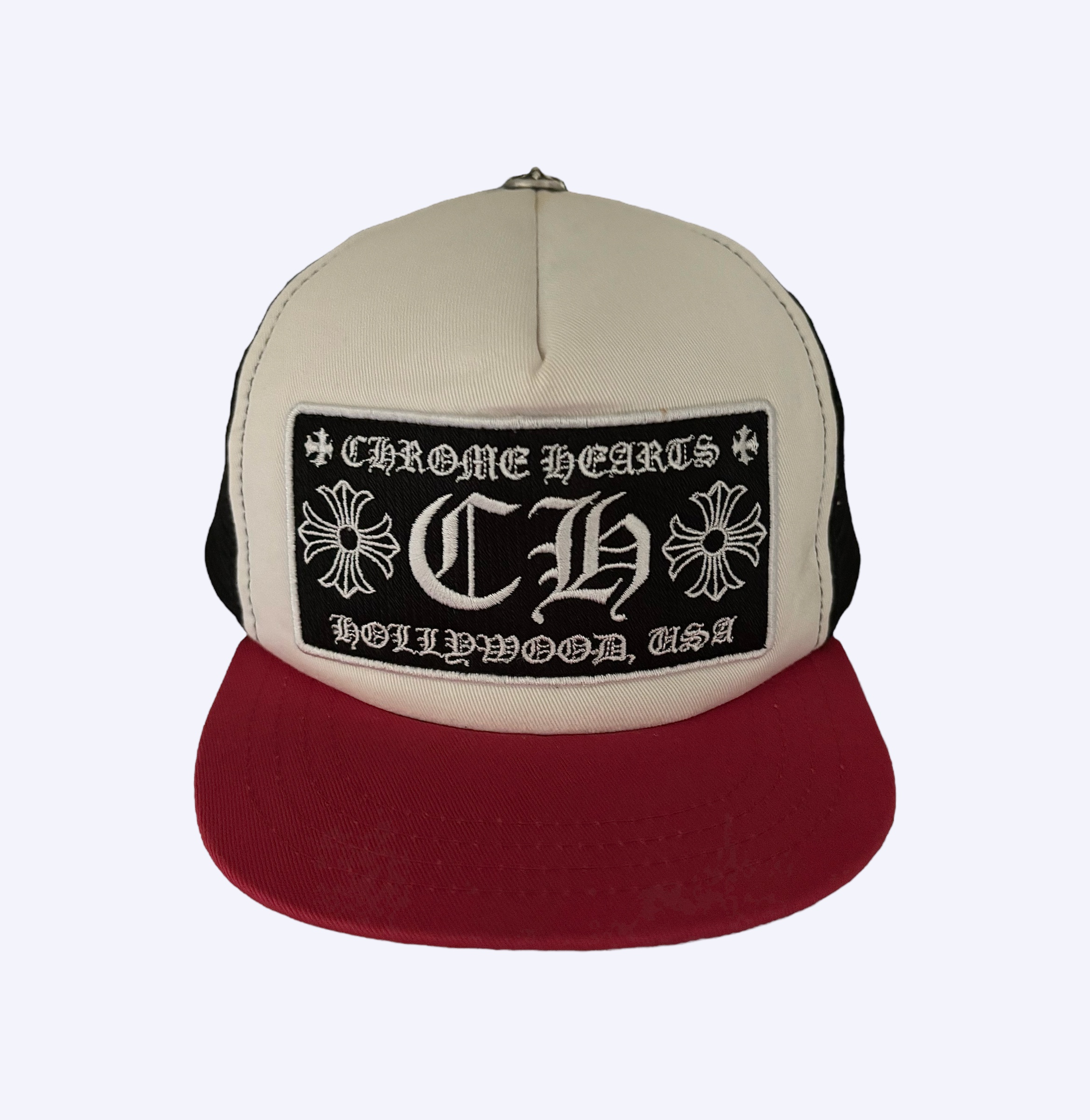 Chrome Hearts Red | Black Hollywood Hat