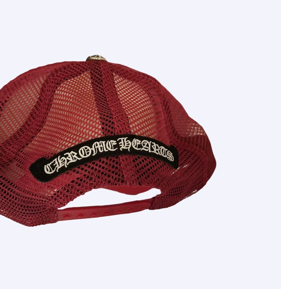 Chrome Hearts Red Sex Records Snapback Rear