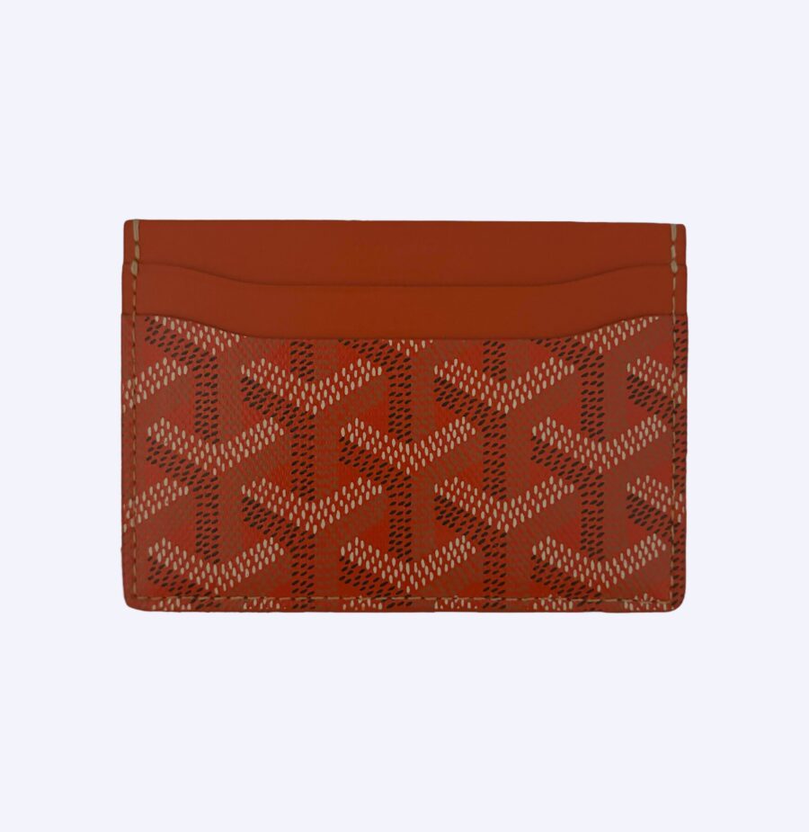 Goyard Cardholder Wallet Orange Rear