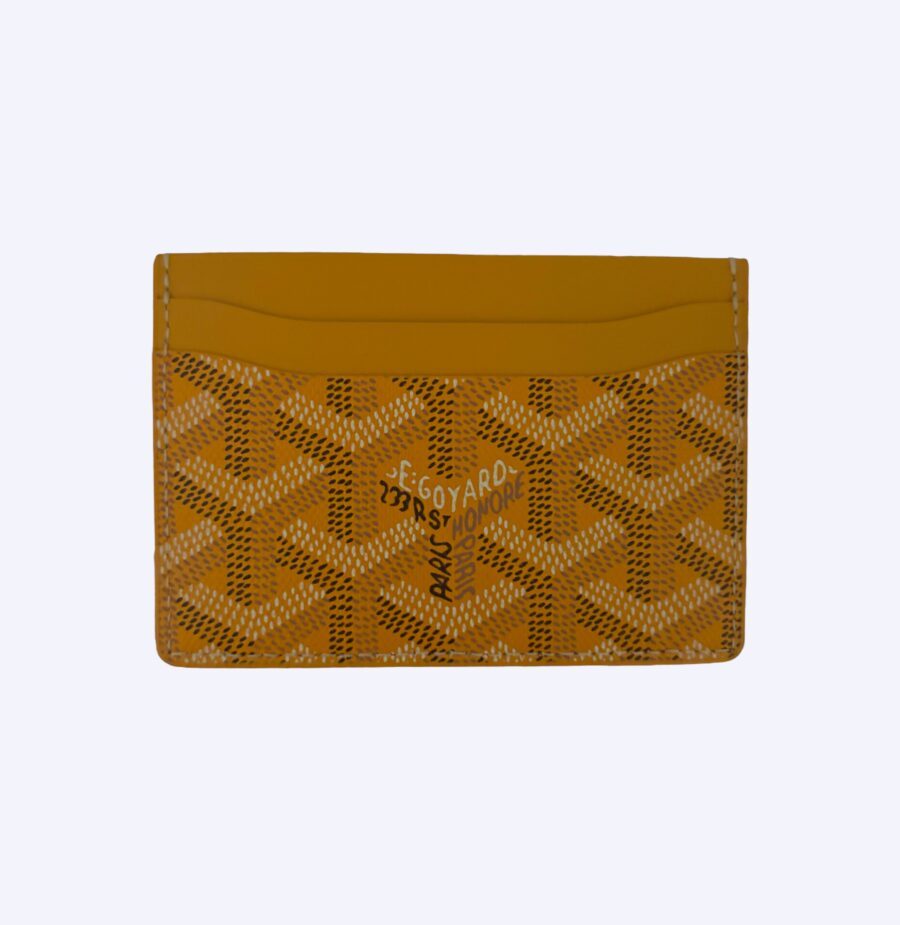 Goyard Gold Cardholder Wallet