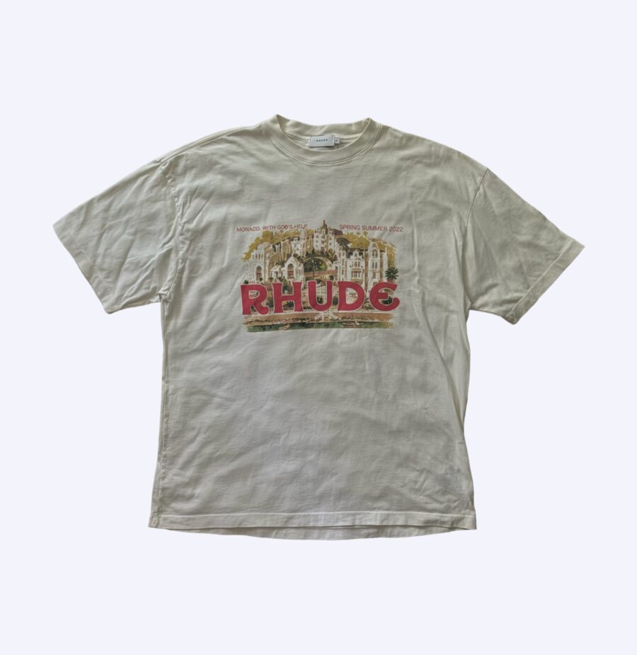 Rhude God Palm City Logo Tee