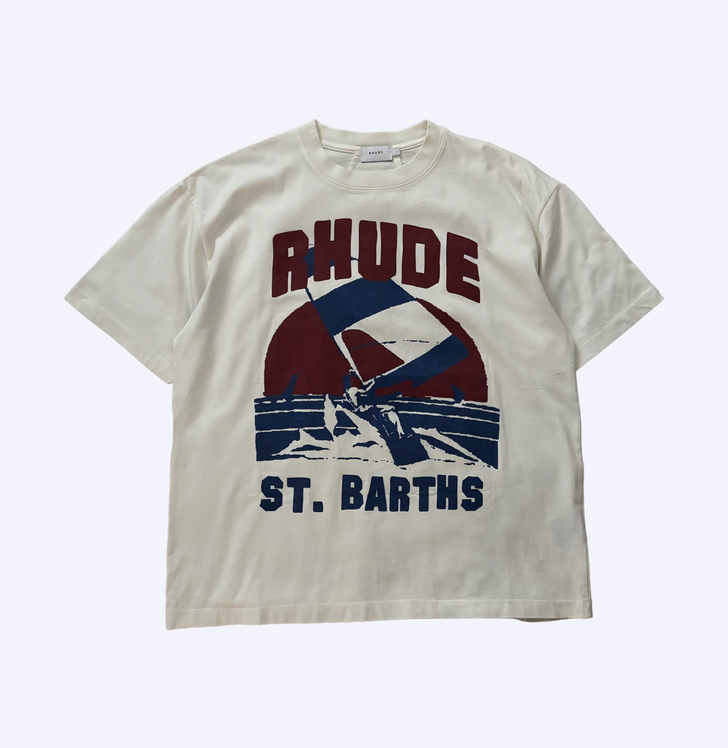 Rhude St. Barths Logo Vacation Tee