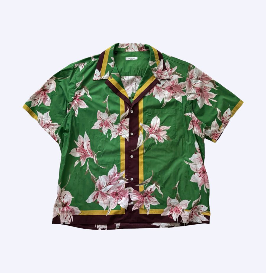 Valentino Vacation Flower Bowling Shirt