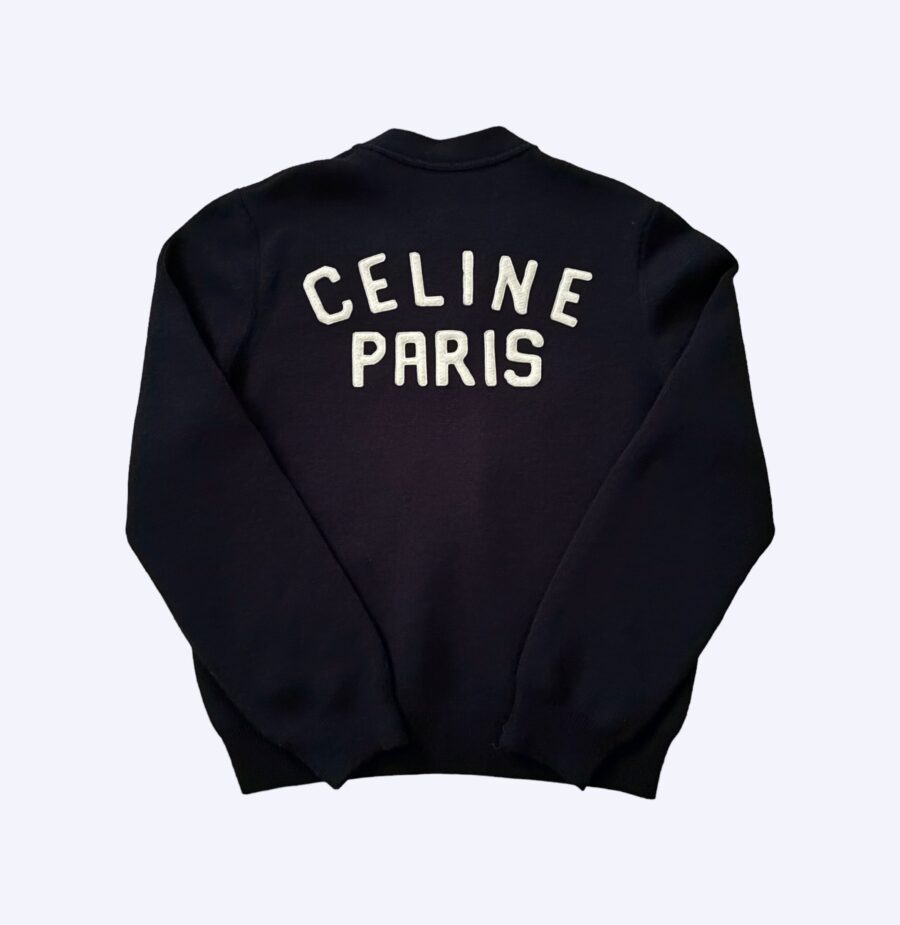 Celine x Slimane Paris Cardigan Rear