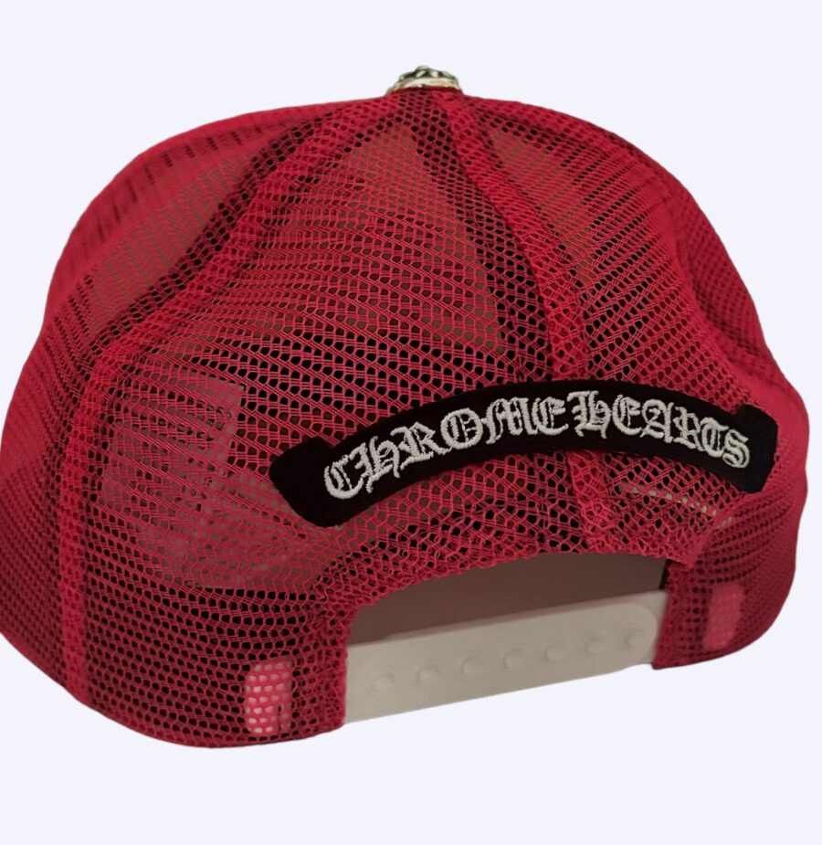 Chrome Hearts 2024 Miami Leather Cross Hat Rear