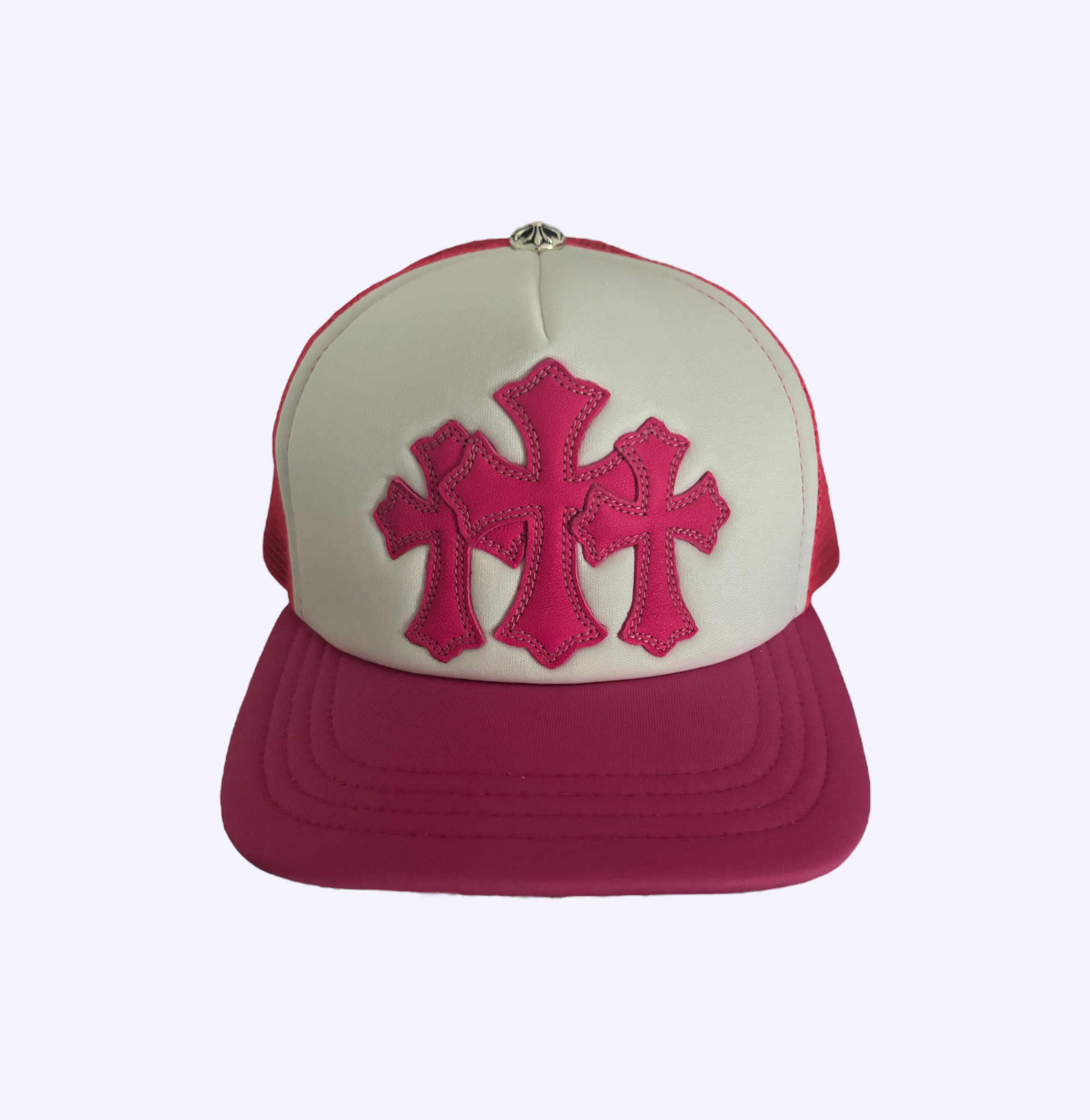 Chrome Hearts 2024 Miami Leather Cross Hat2