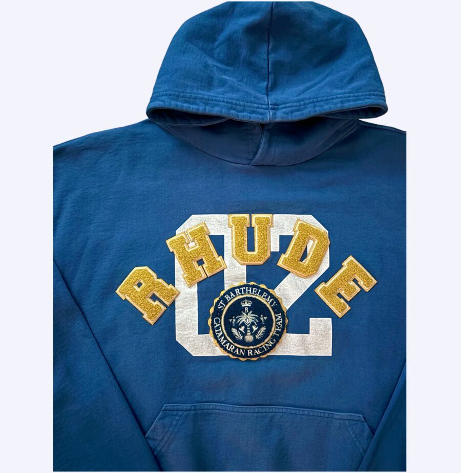 Rhude St. Barths Logo Hoodie Close up