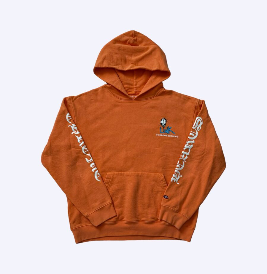 Chrome Hearts x Matty Boy Orange Link Hoodie