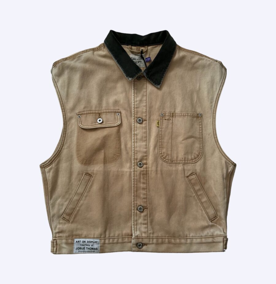 Gallery Dept. Distressed Denim Vest