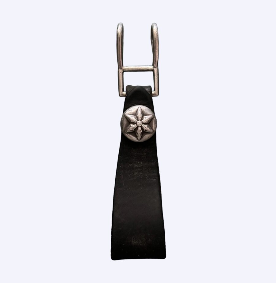 Chrome Hearts Star Belt Loop Leather Keychain