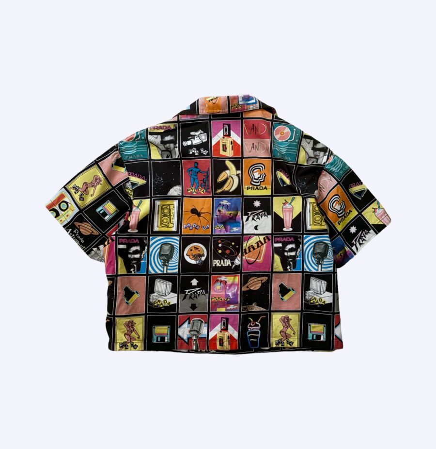 Prada Comic Bowling Shirt Rear