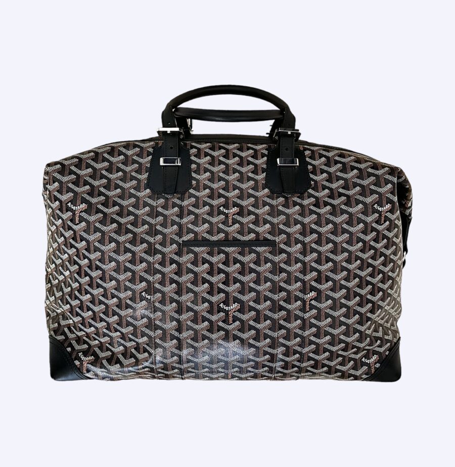 Pristine Black Goyard Duffle Bag