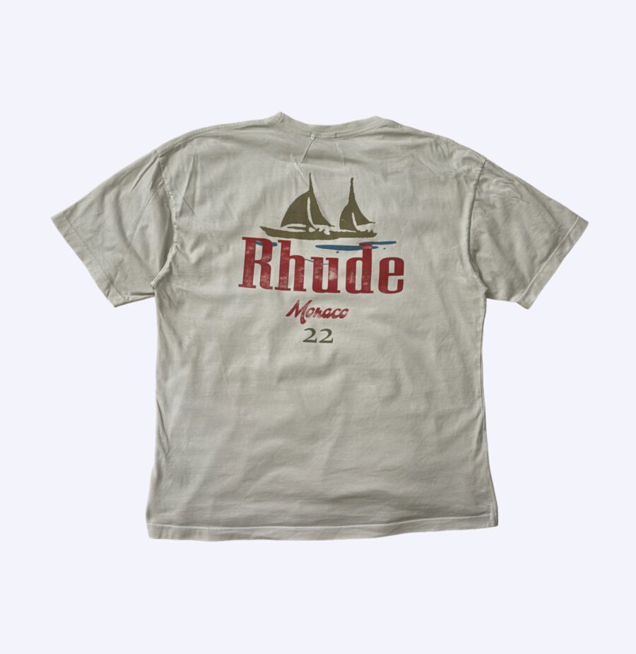 Rhude Vacation Morocco Logo Tee Rear