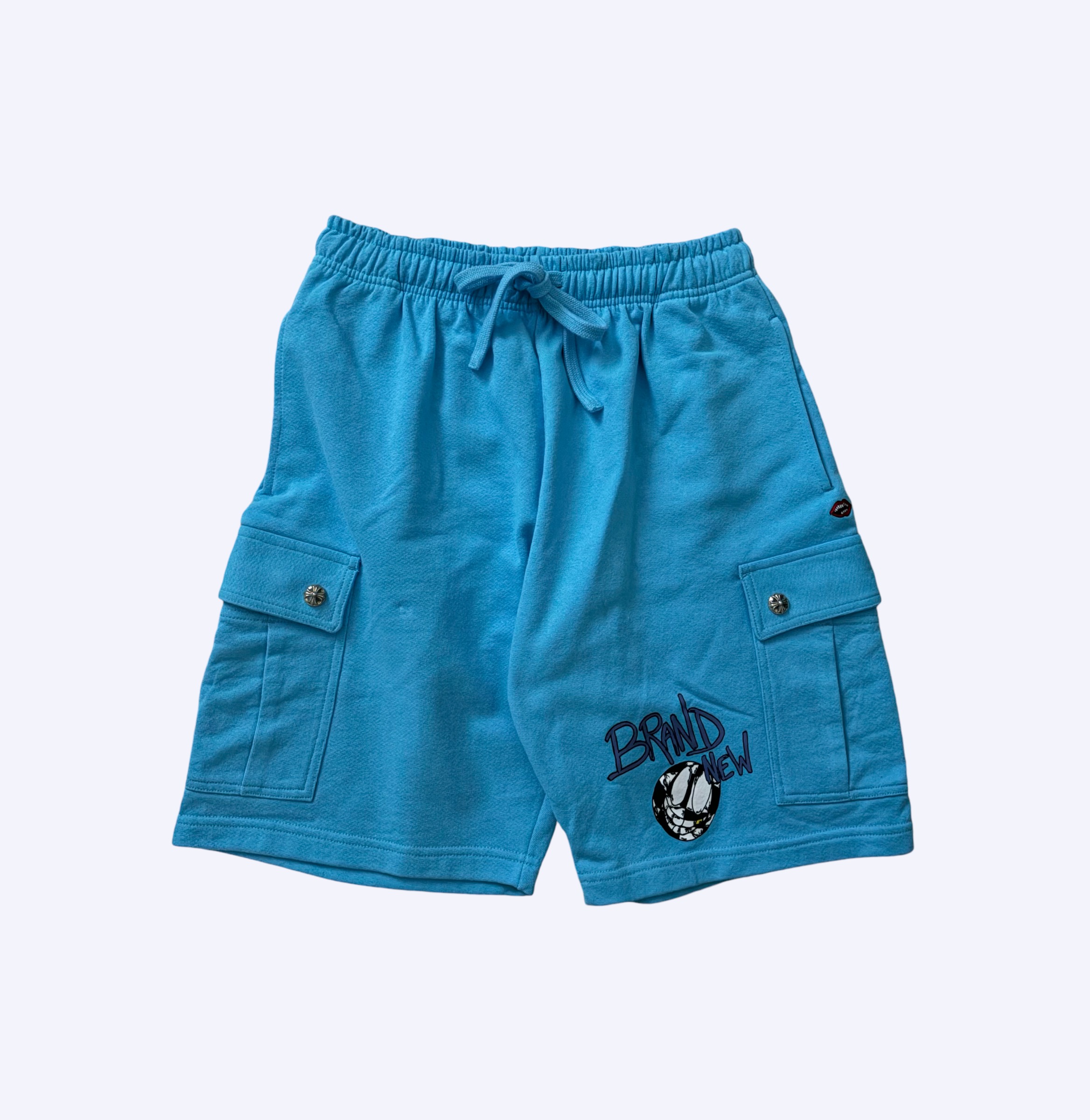 Chrome Hearts Silver Brain Sweatshorts Front