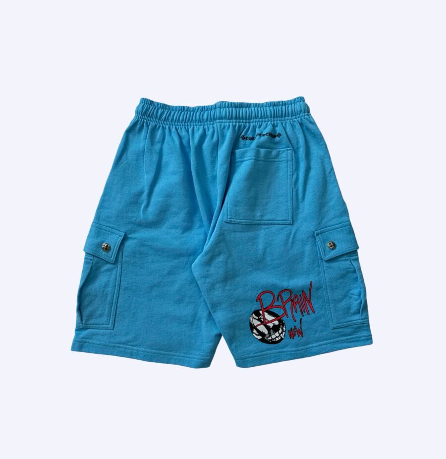 Chrome Hearts Silver Brain Sweatshorts