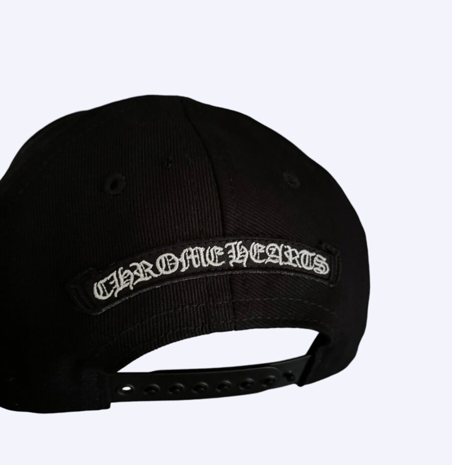 Chrome Hearts Denim Horseshoe Logo Hat Rear