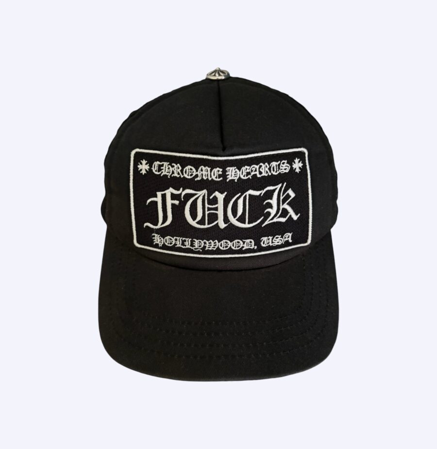 Chrome Hearts Faded Fuck Hollywood Hat