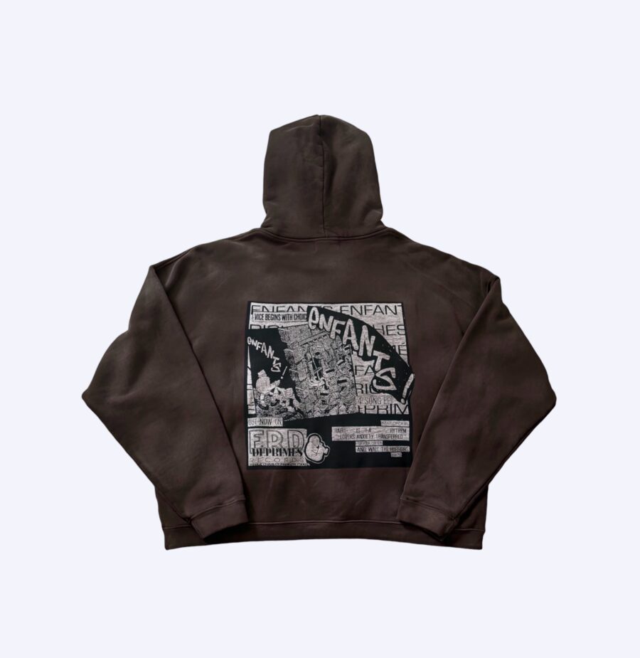 ERD Records Hoodie Rear