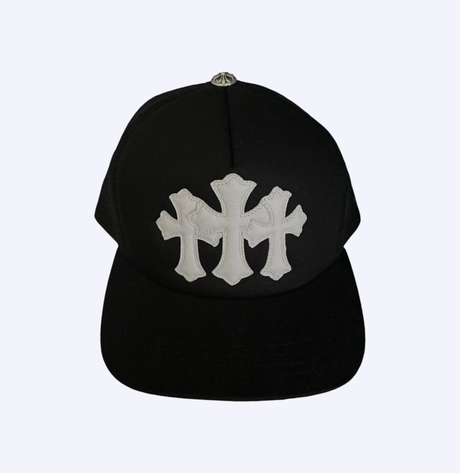 Chrome Hearts Leather Cross Patch Hat