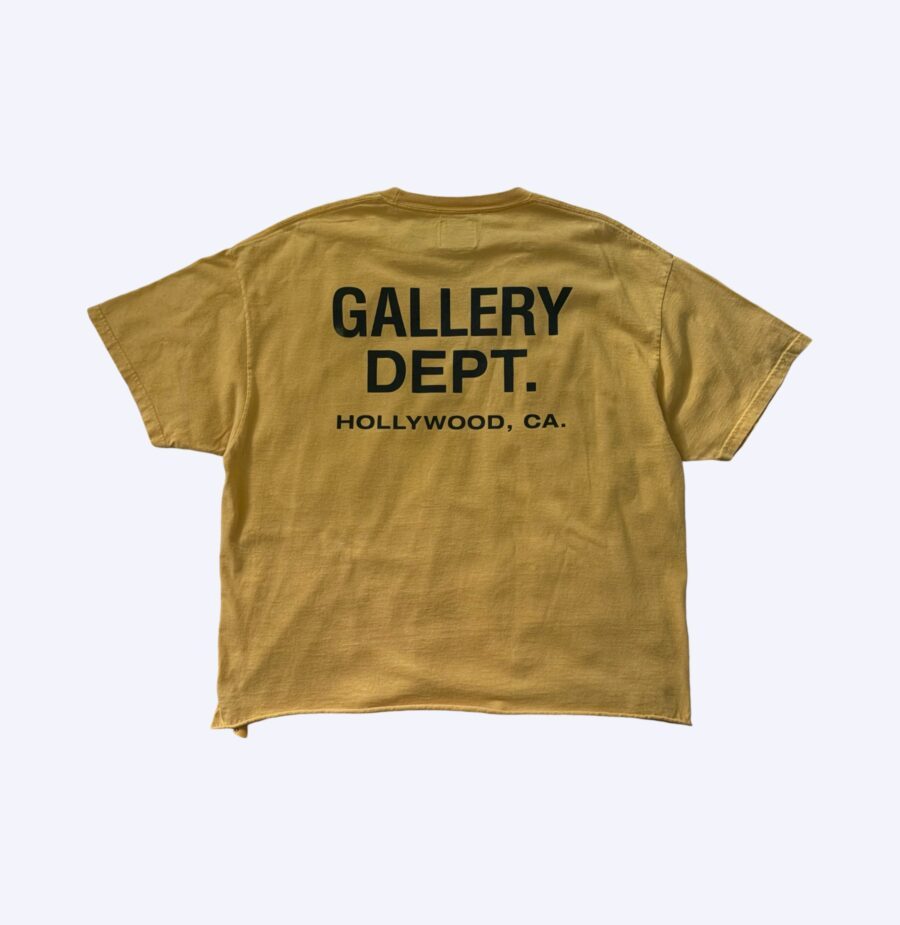 Gallery Dept. Raw Hem Logo Tee Rear